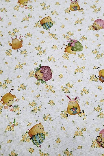 Dekostoff HUHN UND EIER