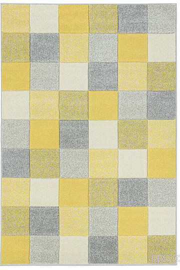 Stück Teppich PORTLAND grün-grau
