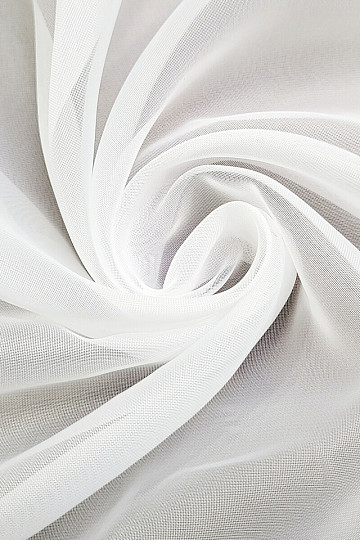 Voile-Vorhang HERMES 11 weiß