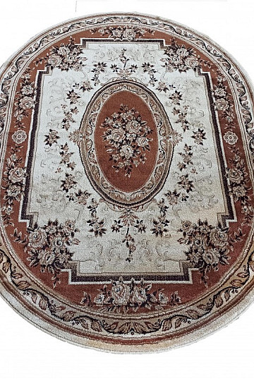 Ovaler Teppich EXKLUSIV 04 braun
