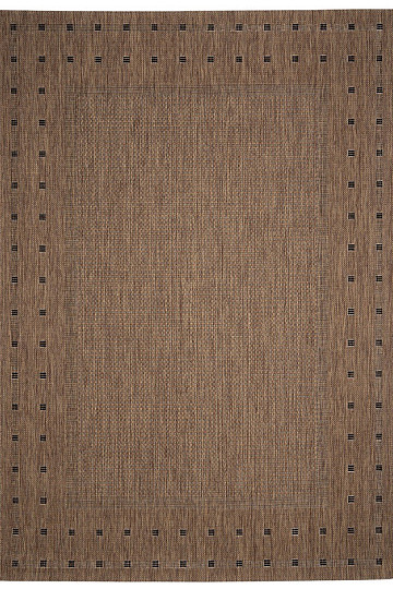 Schnallenteppich FLOORLUX 20329 – Kaffee – Schwarz