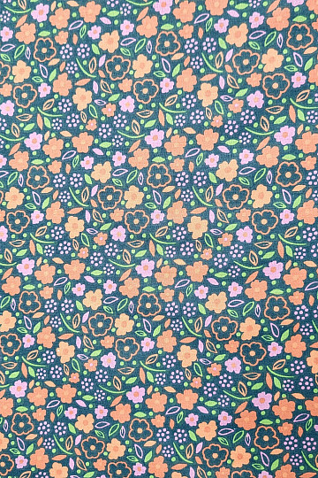 Baumwollstoff MIDNIGHT ROSE