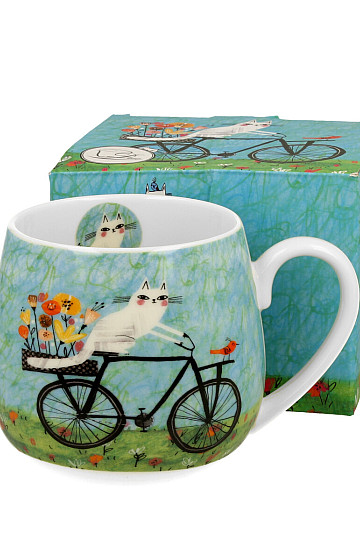 Tasse KATZE AUF EINEM FAHRRAD