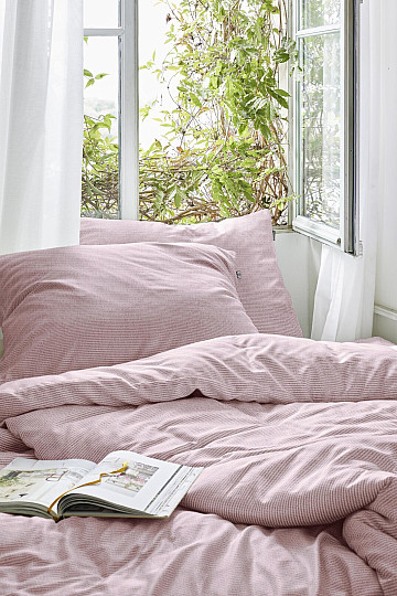 IRISETTE luxuriöser weicher Crêpe EASY 8514-60 rosa gestreift