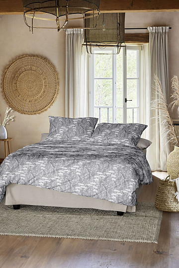 IRISETTE TENCEL LOTUS 8569-11 Wiese dunkel. grau