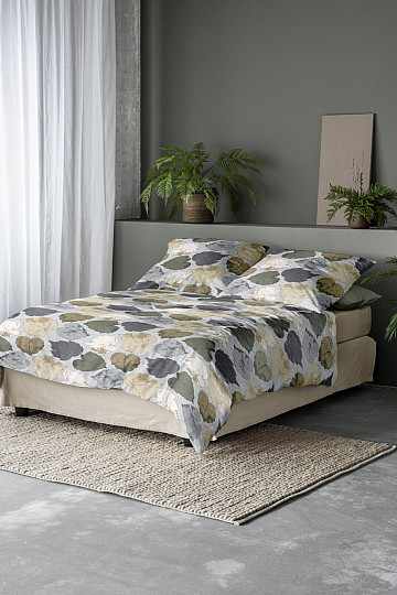 Luxuriöse Flanellbettwäsche IRISETTE KOALA 90 grau