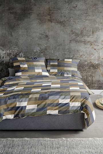 Flanellbettwäsche IRISETTE KOALA 8534-90 braun blau