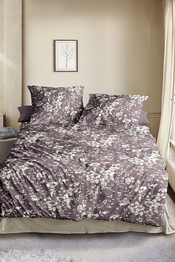 IRISETTE Luxus-Flanellbettwäsche ZOBEL 8558-70 bordeaux