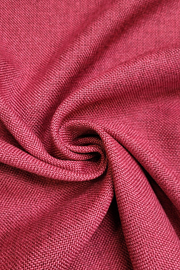 Einfarbiger Designer-Dekostoff ALBA 2/15 ROT