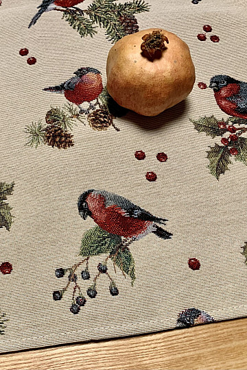 Weihnachtstischdekoration WINTERVÖGEL