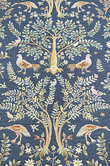 Gobelinstoff WILLIAM MORRIS blau