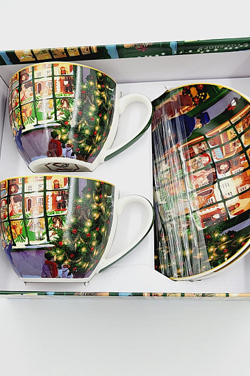 Becher WEIHNACHTSSCHAUKASTEN