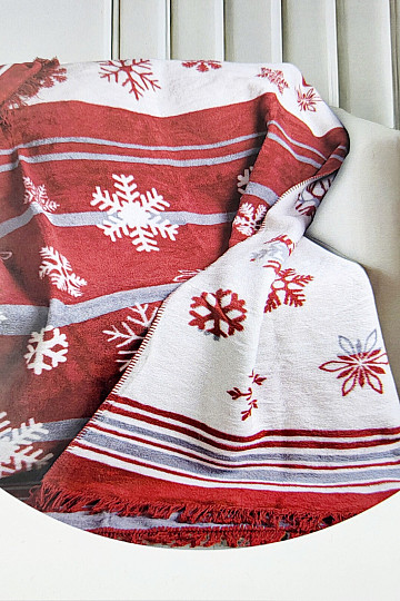 Weihnachtsdecke FLAKES