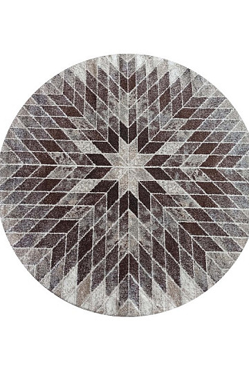 Stückteppich PANAMERO 10 Kreis beige