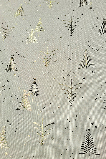 Baumwollstoff BEIGE BÄUME