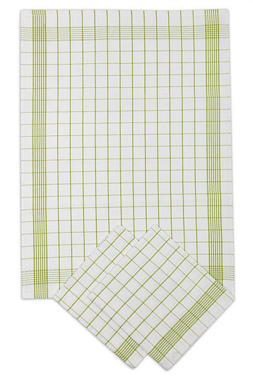 Baumwollhandtücher POSITIV GREEN CHECK