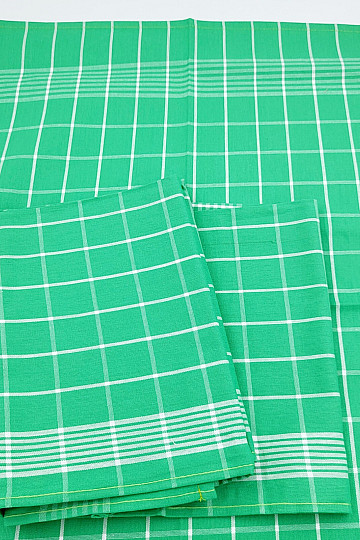 Baumwollhandtücher NEGATIVE GREEN CHECK