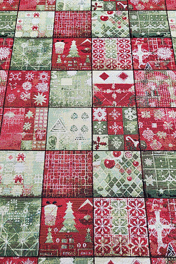 Gobelinstoff WEIHNACHTSMOSAIK