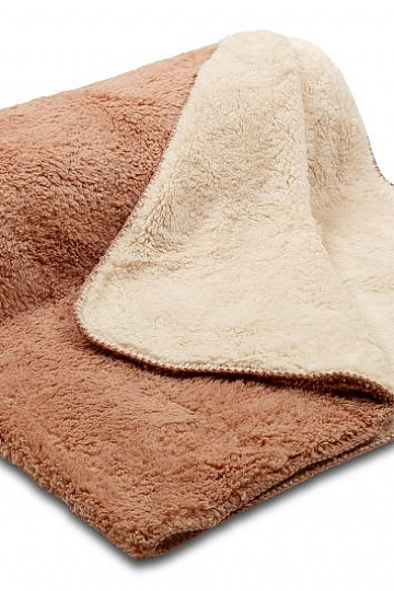 Kuscheldecke Schaf-Schaf Schokolade/Creme