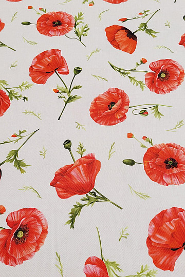 Dekorationsstoff MOHNBLUMEN
