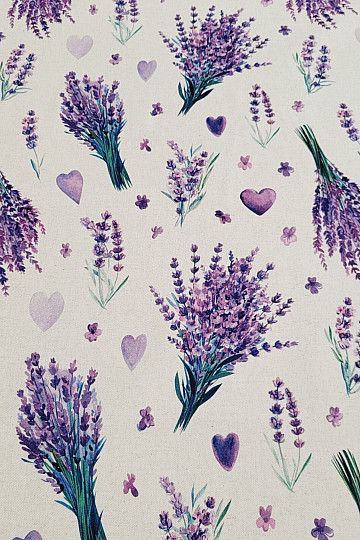 Dekorationsstoff LAVENDEL MAXI