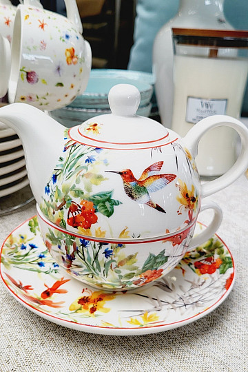 LINNEA Tasse mit Teekanne