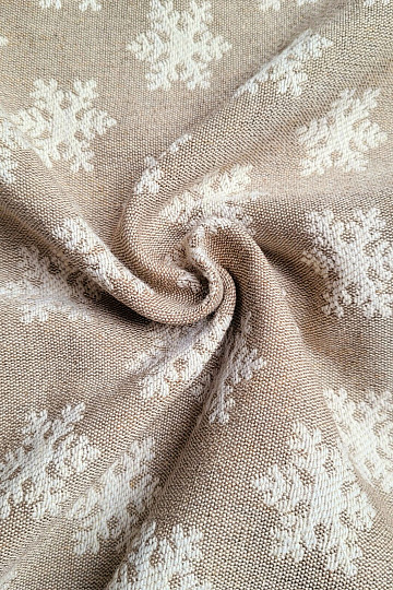 Luxuriöser Dekorationsstoff FLAKES BEIGE