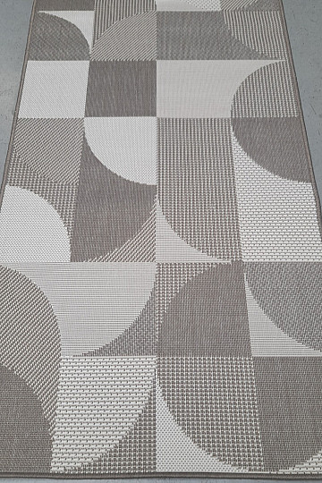 Outdoor-Teppich Duce grau-beige