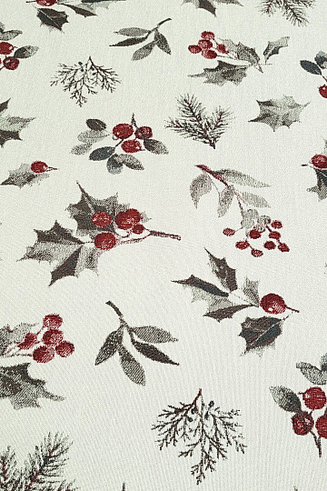 Luxuriöser Dekorationsstoff HOLLY GREY