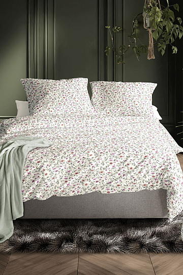 IRISETTE Luxus Baumwollsatin TOKIO 8567-10 WEISS