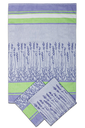 Geschirrtücher LAVENDERFELD 3 Stk