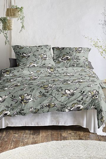 Luxus-Flanellbettwäsche IRISETTE KOALA 8616-30 GRÜN