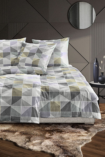 Luxus-Flanellbettwäsche IRISETTE KOALA 8646-30 GRÜN