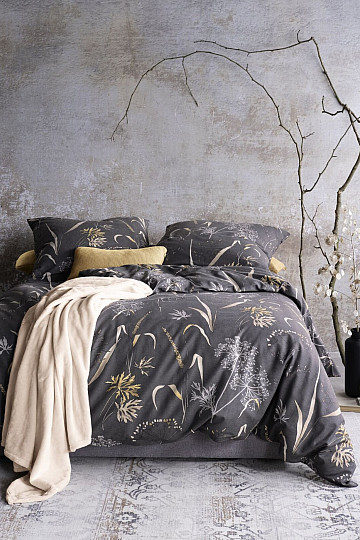 Luxus-Flanellbettwäsche IRISETTE KOALA 8425-11 GRAU