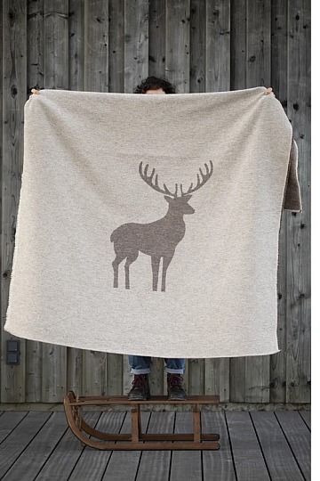 Decke DF LUCA DEER BEIGE