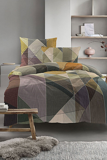 IRISETTE Luxus Baumwollsatin WAVE 8639-90 MULTI