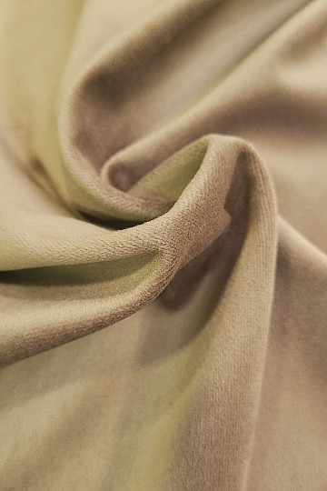 Luxuriöser, einfarbiger Designer-Dekorstoff GERSTER 77042/0200 BRAUN