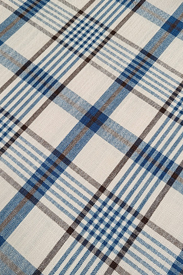 Dekorativer Stoff ANZOL BLAU