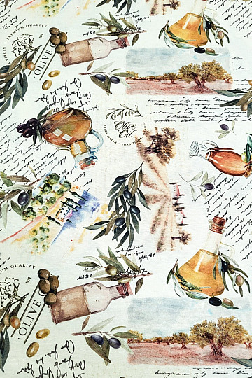 Dekorativer Stoff OLIVY FARGA