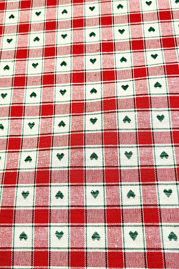 Dekorativer Stoff MAXI CORET rot