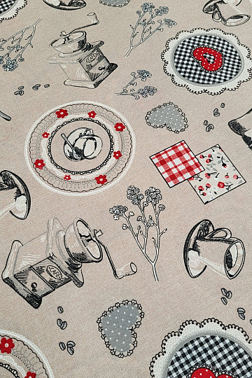 Dekorativer Stoff KAFFEEDUFT