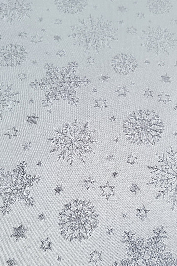 Dekorativer, einfarbiger Stoff FLAKES MIX GRAU