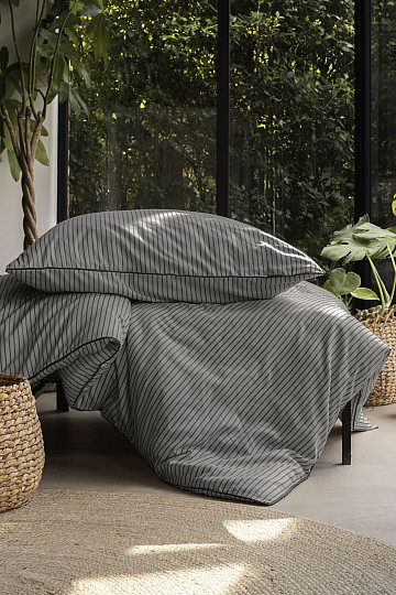 IRISETTE Luxus-Baumwollsatin TOKIO 8607-11 Grau