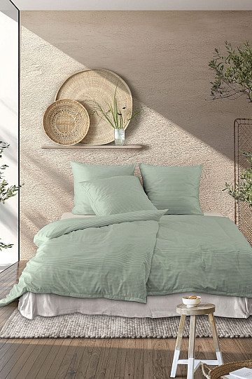 IRISETTE Luxus-Baumwollsatin TOKIO 8607-30 Grün