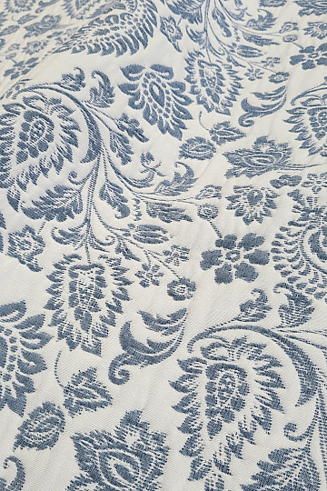 Dekorativer Stoff COSTA FLOR BLAU