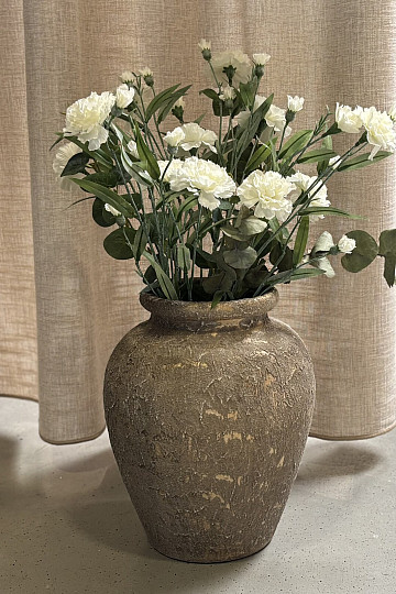 Keramikvase TAVIR 24x30 rustikales Gold