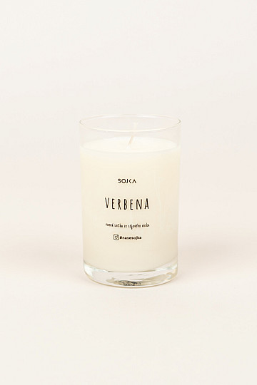 Sojakerze mit VERBENA-Duft