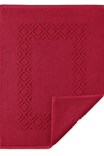 Frottee-Badematte DENVER rot