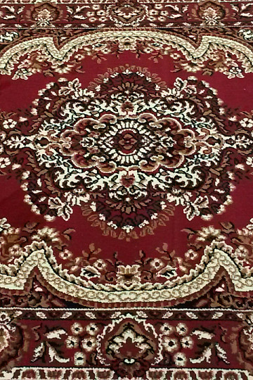 Stückteppich SOLID rot