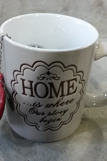 Becher mit Sieb HOME